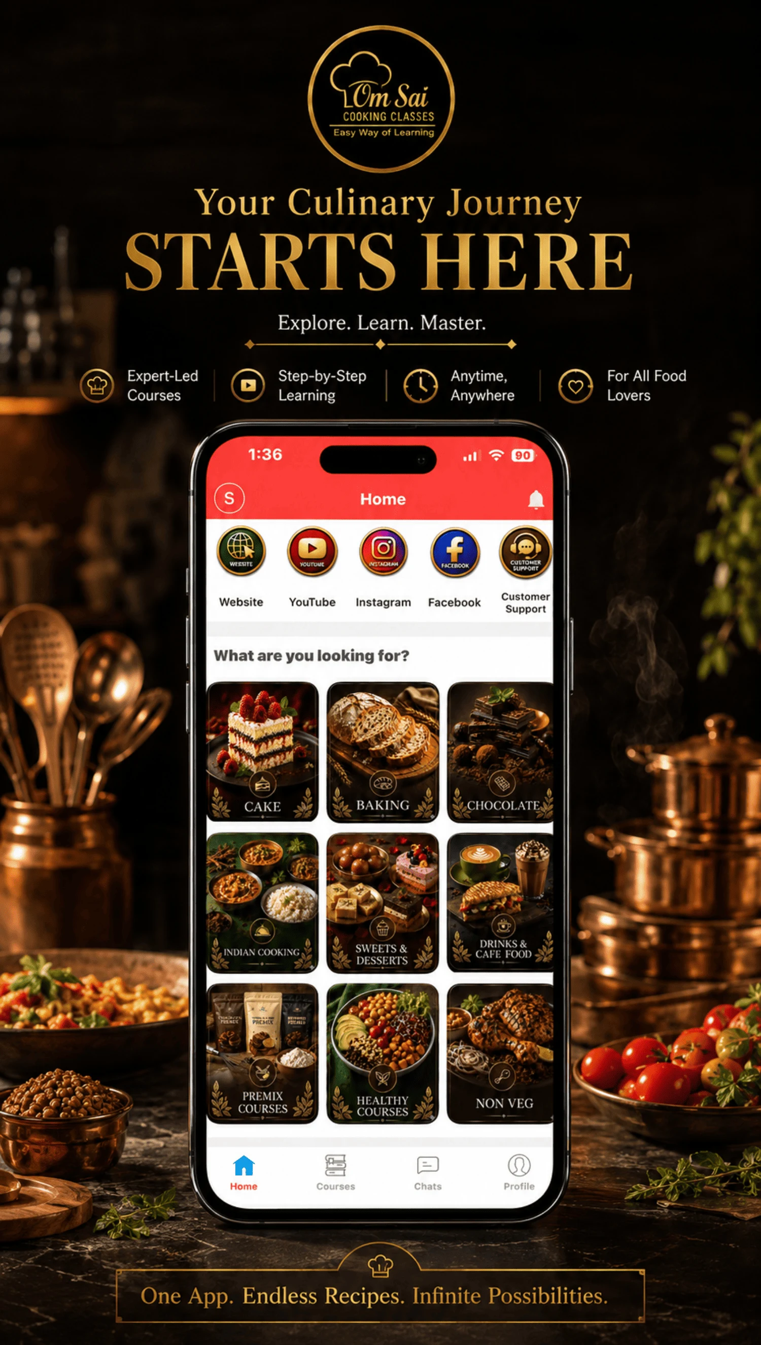 Om Sai Cooking Classes screenshot