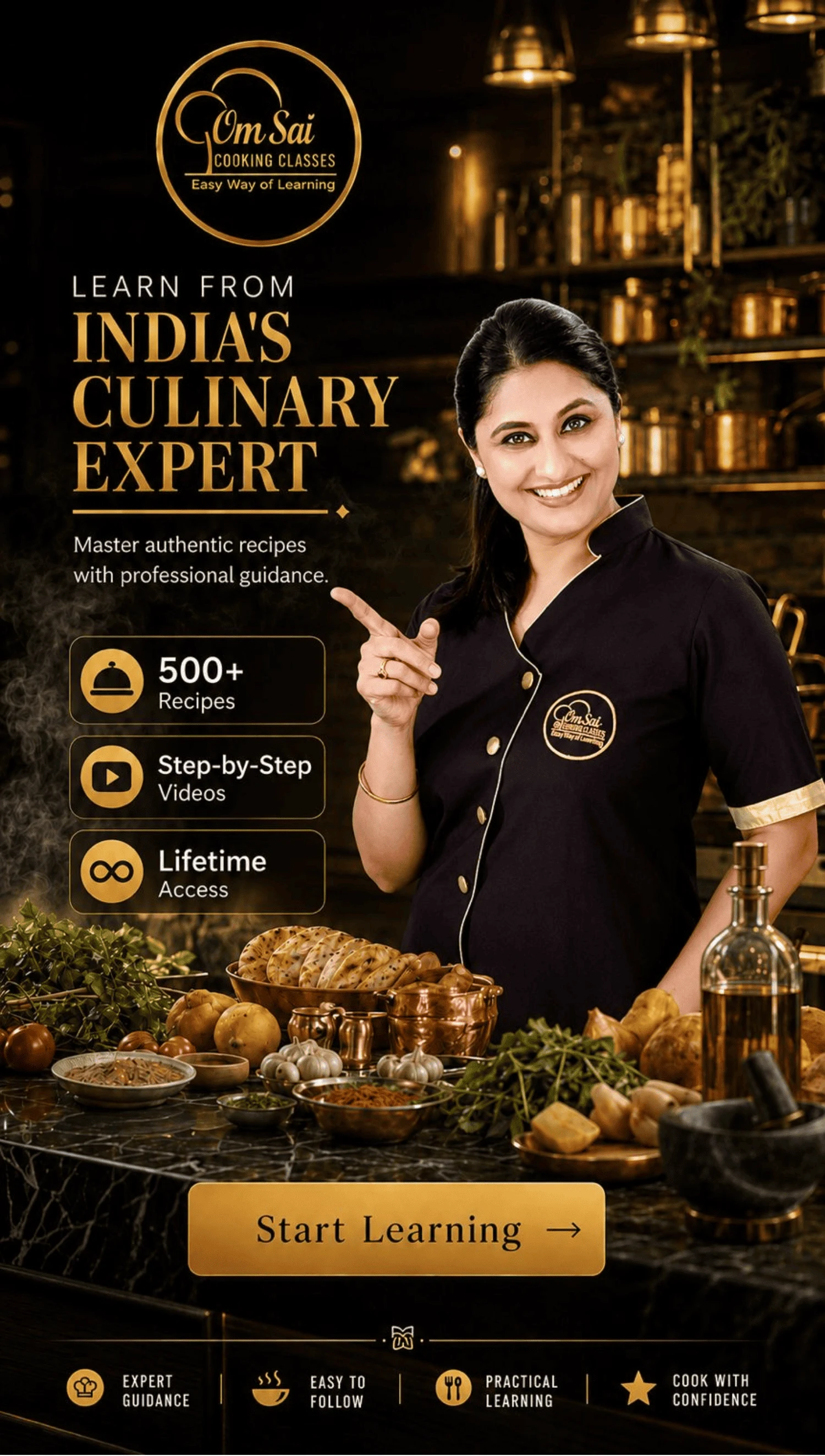 Om Sai Cooking Classes screenshot